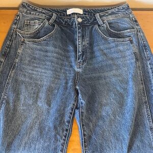 Vervet Blue Denim Wide Leg Jeans